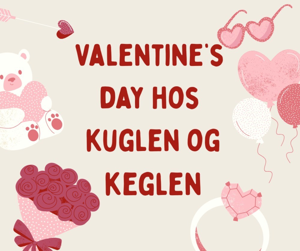 Valentine's day hos kuglen og keglen