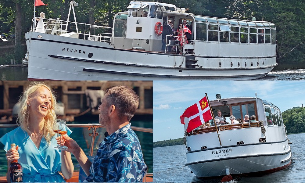 Old St. Croix (tidl. A:H: Riise) Smagning ombord på Hejren