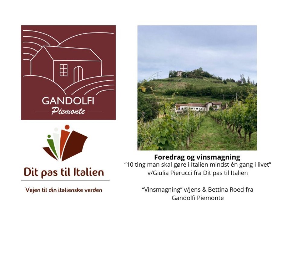Italiensk eftermiddag med smagning og fortællinger