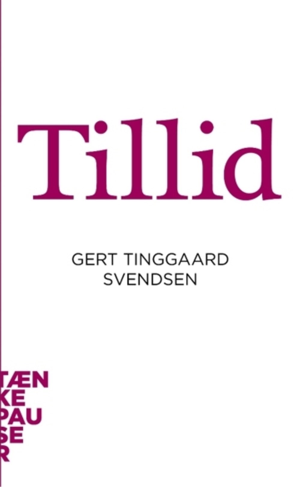 Foredrag om Tillid. Med Gert Tinggaard Svendsen
