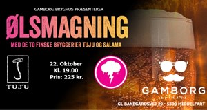 Ølsmagning med tuju & salama brewing