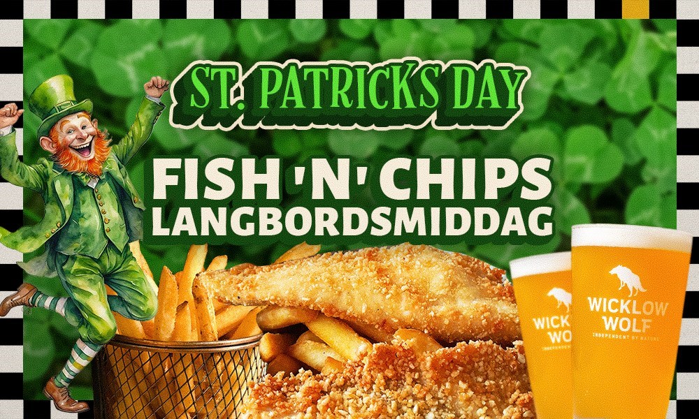 Fish 'N' Chips - Langbordsmiddag (St. Patrick's Day)