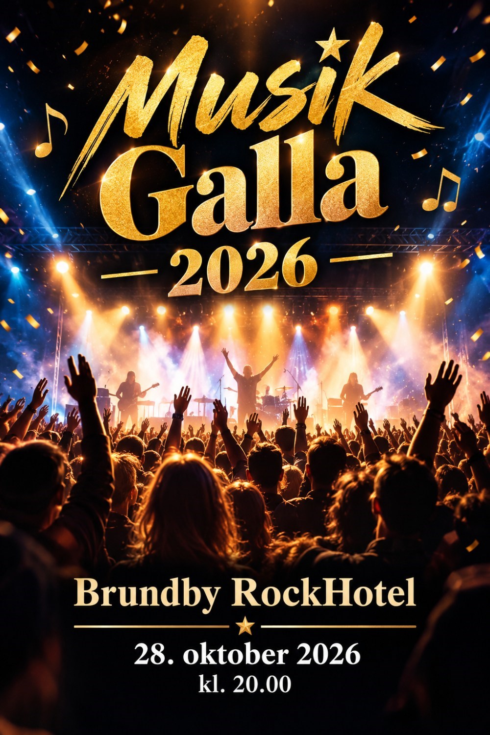 Musik galla 2026 på Brundby RockHotel