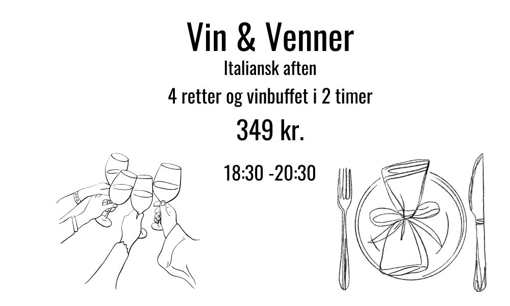 Vin & Venner - Italiensk aften