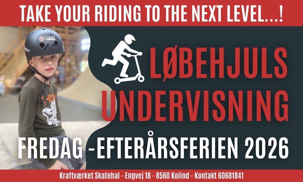 Løbehjulsundervisning efterårsferien