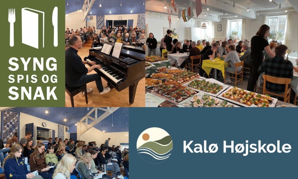 Syng, spis og snak på Kalø Højskole