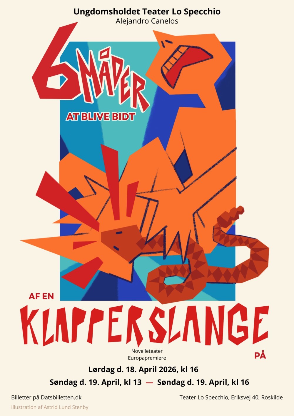 Seks måder at blive bidt af en klapperslange på