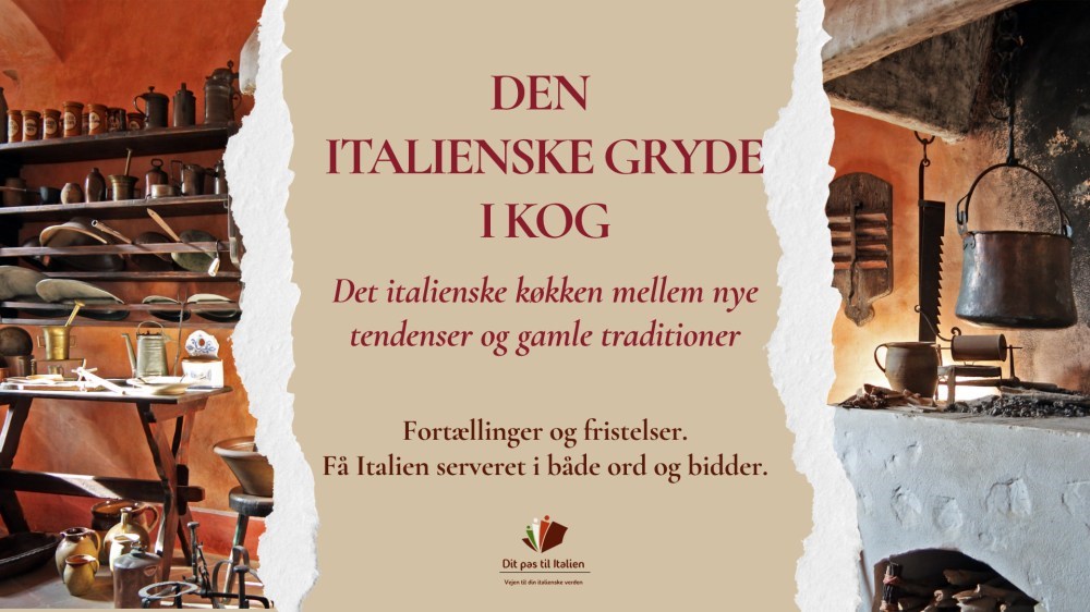 Den italienske gryde i kog. Smagning og fortællinger