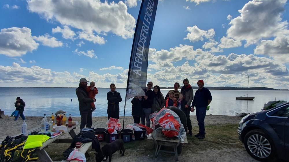 Affaldsindsamling i Gershøj - Affaldsfri Fjord 2026