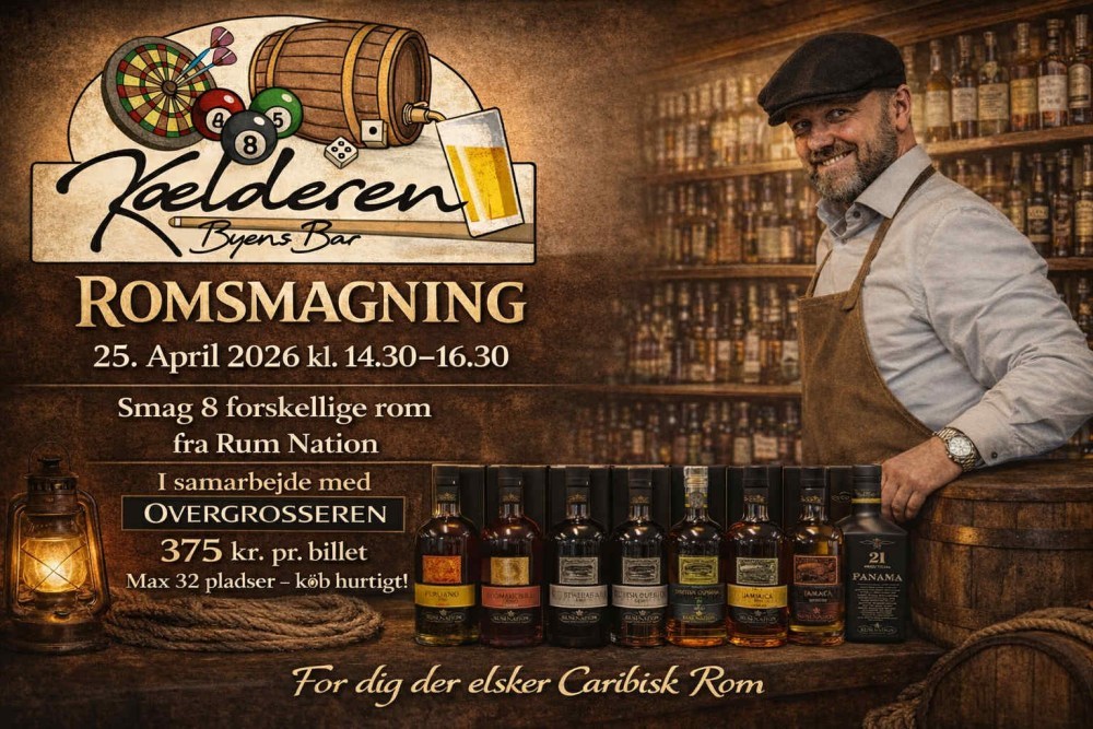 Rum smagning på Kælderen - Byens Bar
