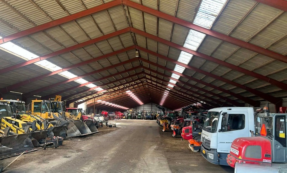 Togkørsel til Odder Maskinstation