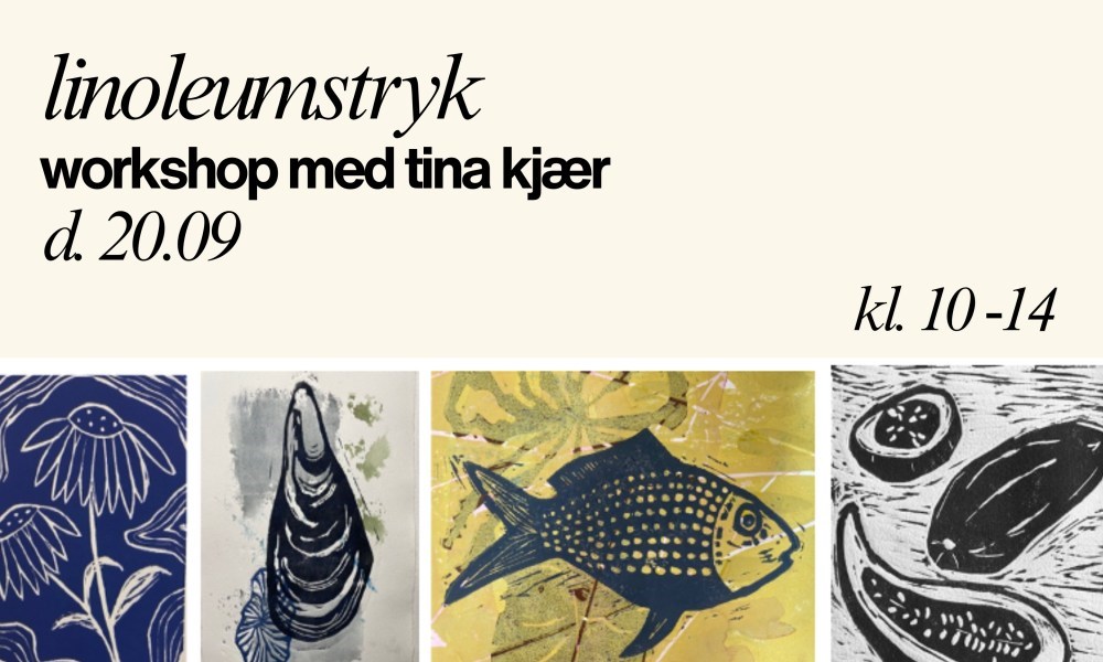 Linoleumstryk med Tina Kjær