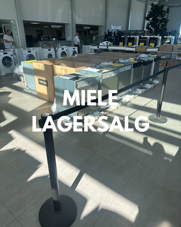 Miele lagersalg i Glostrup: Gør et kup på kvalitetsprodukter fra Lagersalg.com