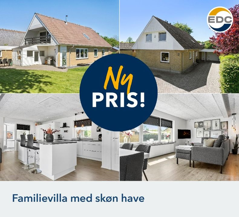 Ny pris på familievenlig villa i Holsted fra EDC Vejen