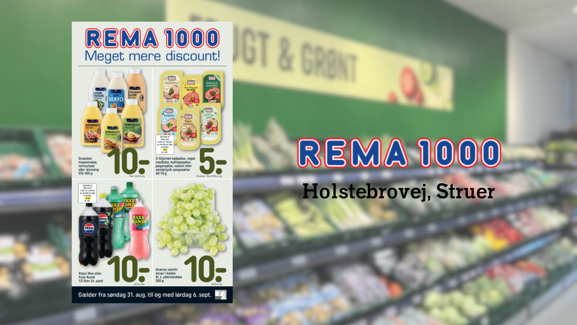 Ugens fristende tilbud hos Rema 1000 Struer