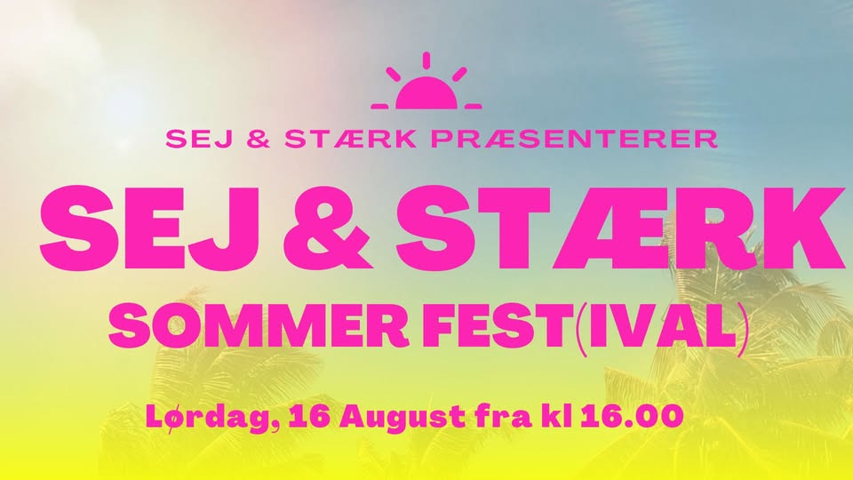 Sommerfest(ival) hos Sej & Stærk i Randers skaber festivalstemning