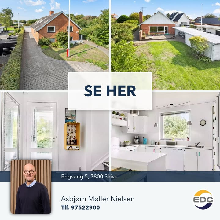 EDC Skive I/S fremviser rummelig villa på blind villavej efter aftale