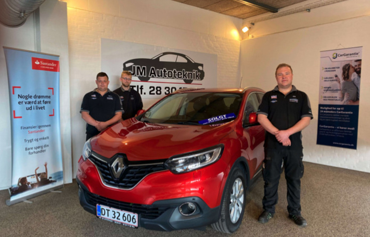 Jens Mortensen driver eget autoværksted på 10. år: “Vi lever af tilfredse kunder“