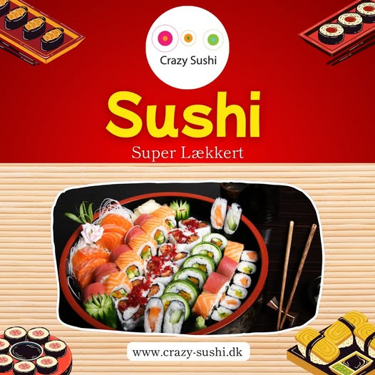Crazy Sushi inviterer til hygge med friske sushioplevelser