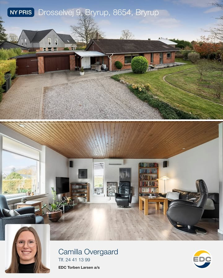 Ny pris på charmerende villa i Bryrup fra EDC Torben Larsen