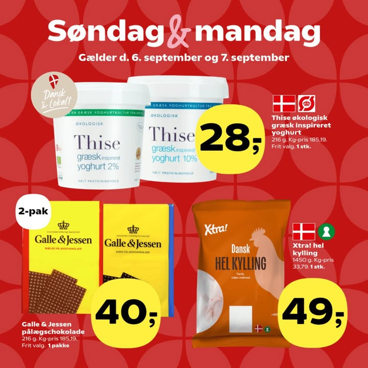 SuperBrugsen Hammerum har gode søndags- og mandagskøb