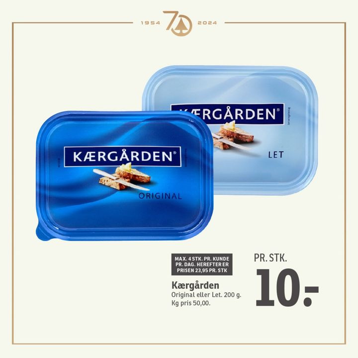 Spar Skallerup A/S fylder køledisken med Kærgården – tilbud fra 21. til 27. september