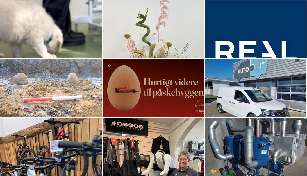 Nyt fra Herning Svømmehal, Museerne i Holstebro, Autogaarden Herning og 8 andre