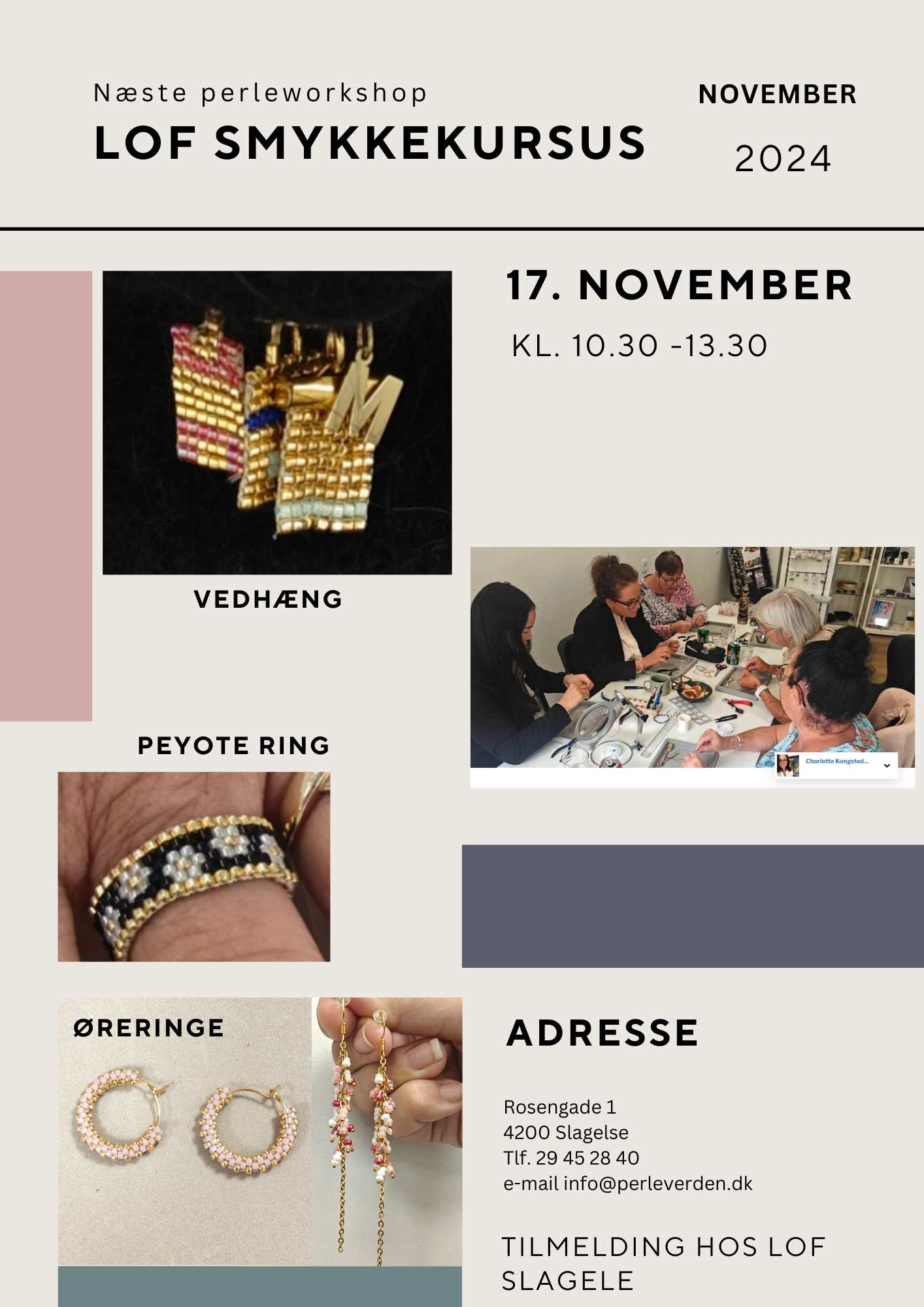 Lav dine egne smykker i Slagelse