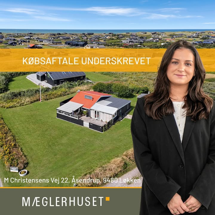 Mæglerhuset Vestkysten I/S har fået underskrevet købsaftale på M Christensens Vej 22