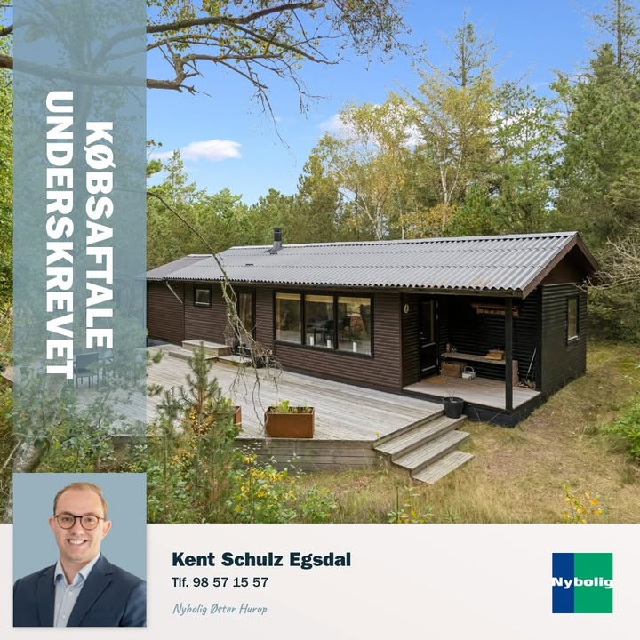 Nybolig Hadsund fejrer ny købsaftale på Jægerskoven 66