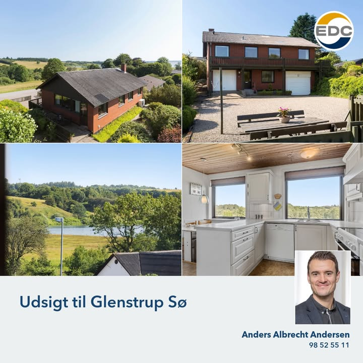EDC Søren Jensen: Få billig udsigtsvilla tæt på E45 og Glenstrup Sø