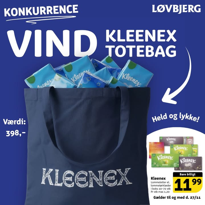 Vind en totebag med bløde overraskelser fra Løvbjerg Frederikshavn