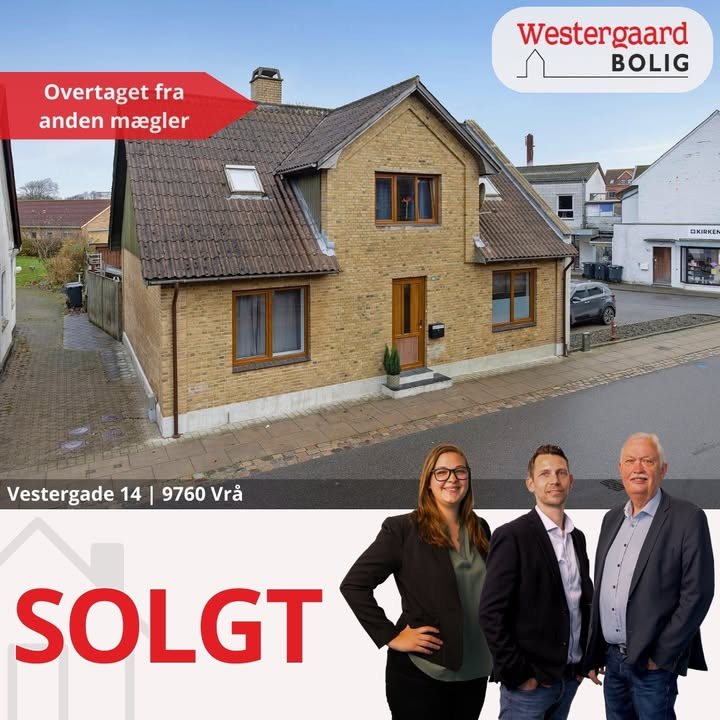 Westergaard Bolig fejrer endnu et salg i Vrå