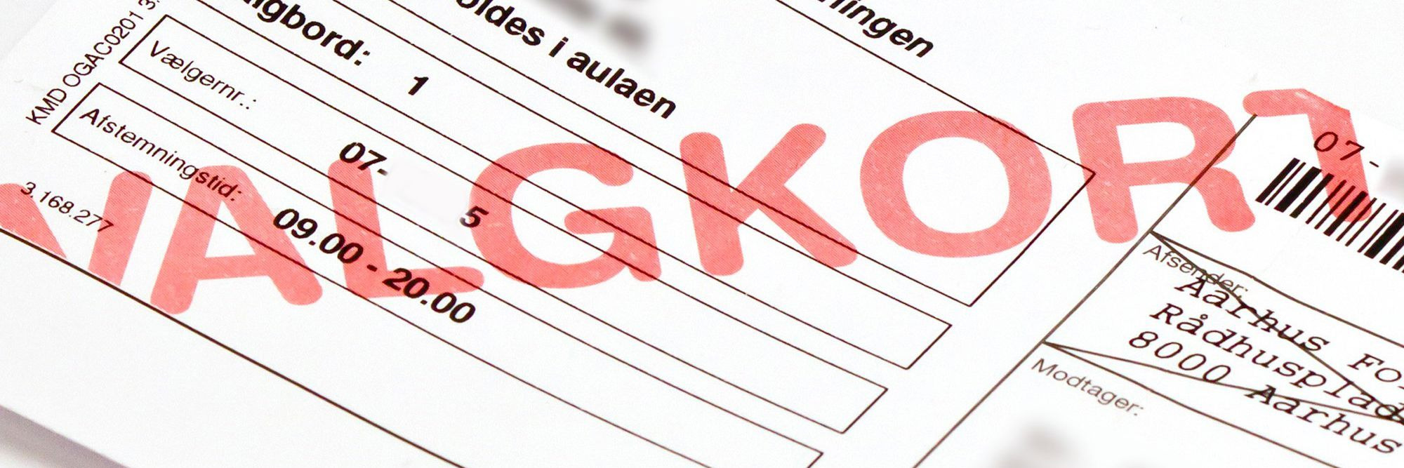 Sådan modtager og bruger du dit valgkort korrekt ved valg og flytning i Viborg Kommune