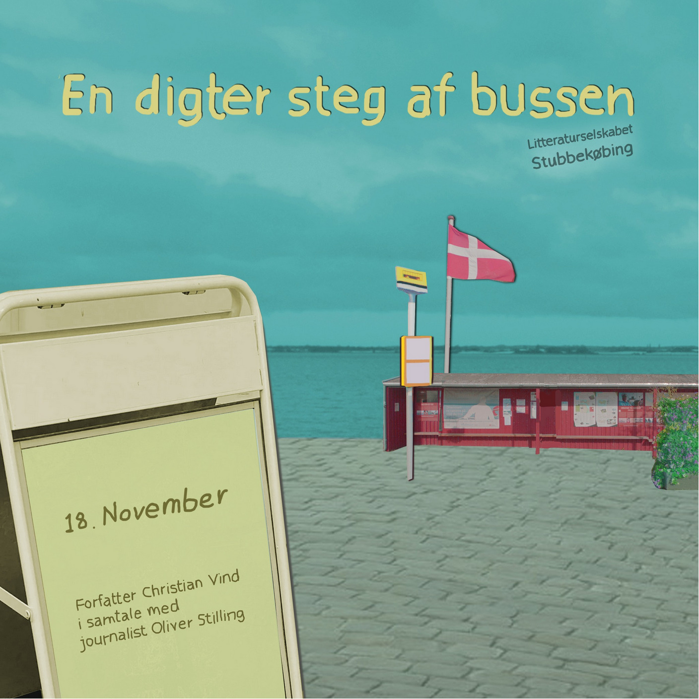 En digter steg af bussen: Oplev Christian Vind i Stubbekøbing