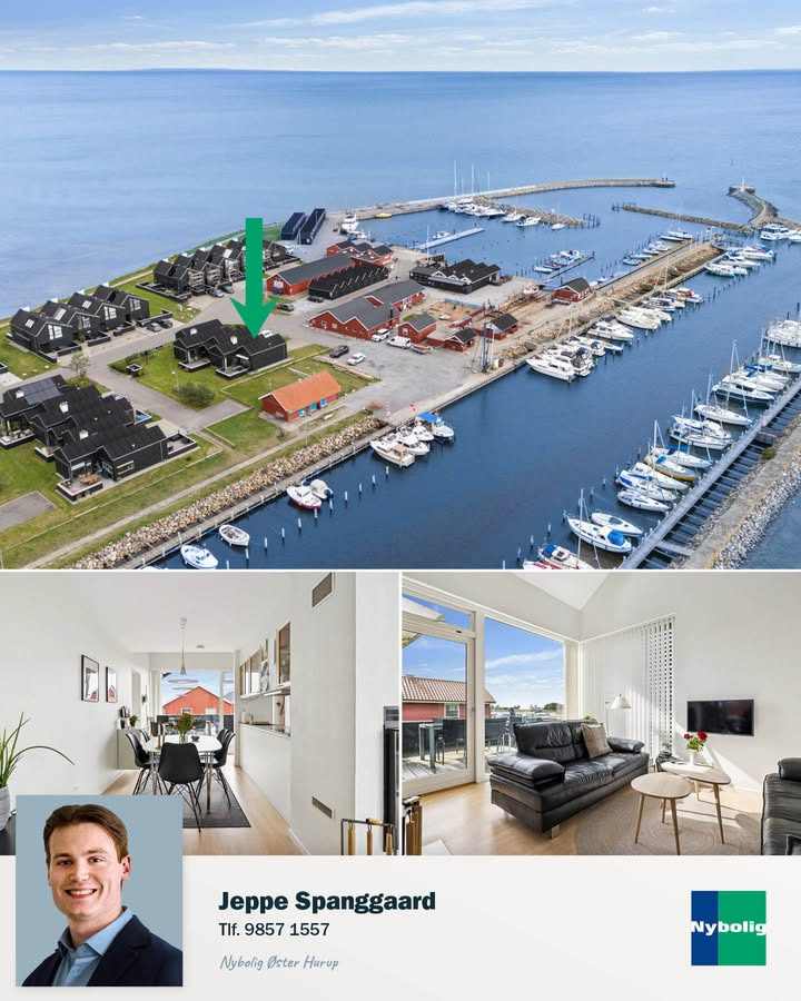 Luksuriøst boligtilbud fra Nybolig Hadsund ved Øster Hurup havn