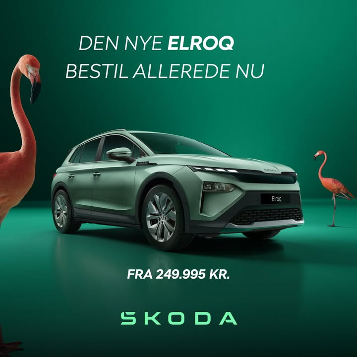 Skoda Elroq rykker tættere på: Bliv en af de første ejere hos Bilco A/S Randers