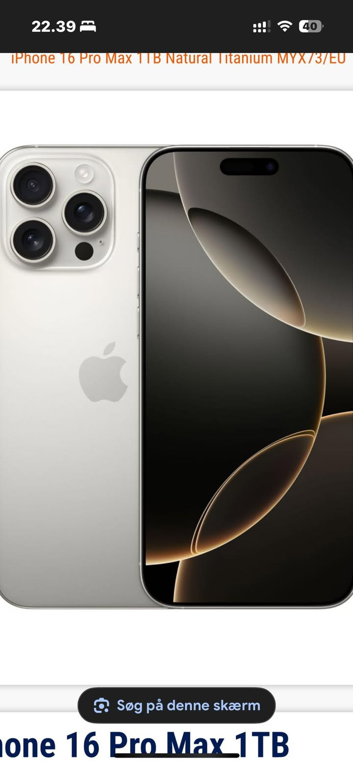 Mobilhytten tilbyder iPhone 16 Pro Max under markedspris