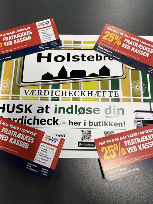 Stark Holstebro tilbyder 25% rabat ved køb over 1000 kr. i ny kampagne