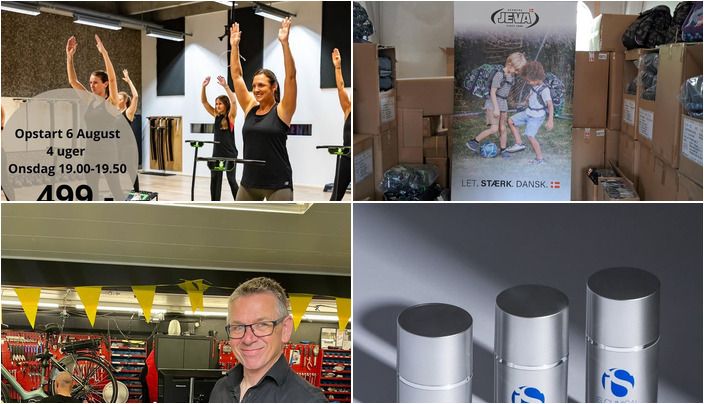 Nyt fra Lagersalg.com, LeneS, Fri BikeShop Vejle og 1 anden