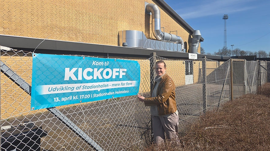 Holstebro borgere inviteres til kickoff-møde om fremtidens fællesskaber og aktiviteter i stadionhallen