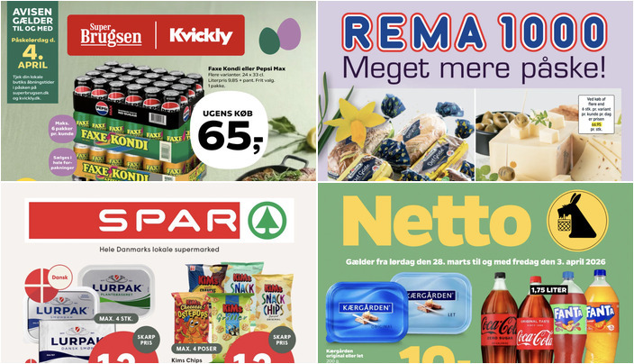 Kærgården smør til kun 10 kr. og Pepsi Max til 9 kr. - se de lokale tilbud