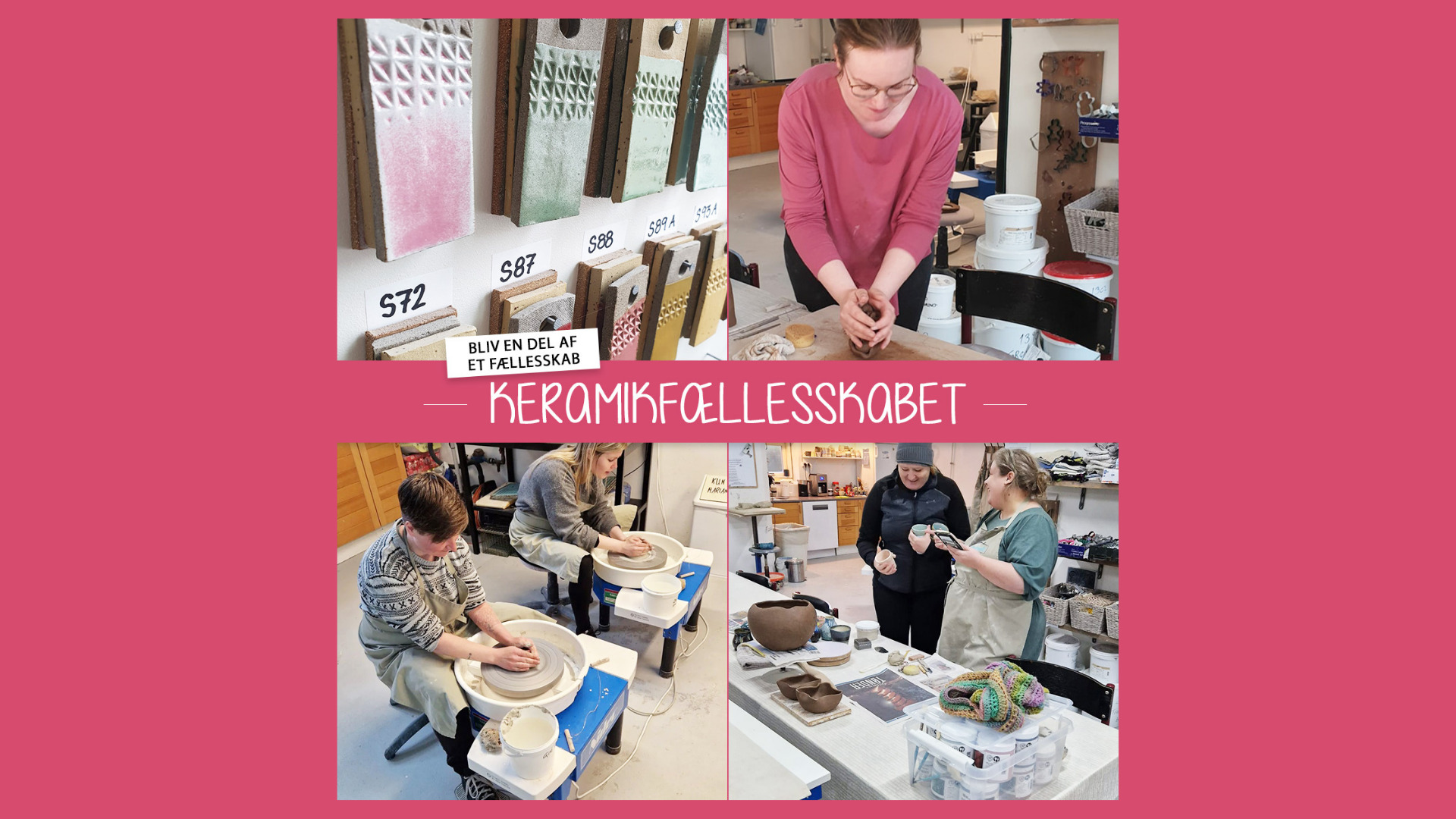 Keramikfællesskabet hos Vesterhavskunst samler kreative sjæle