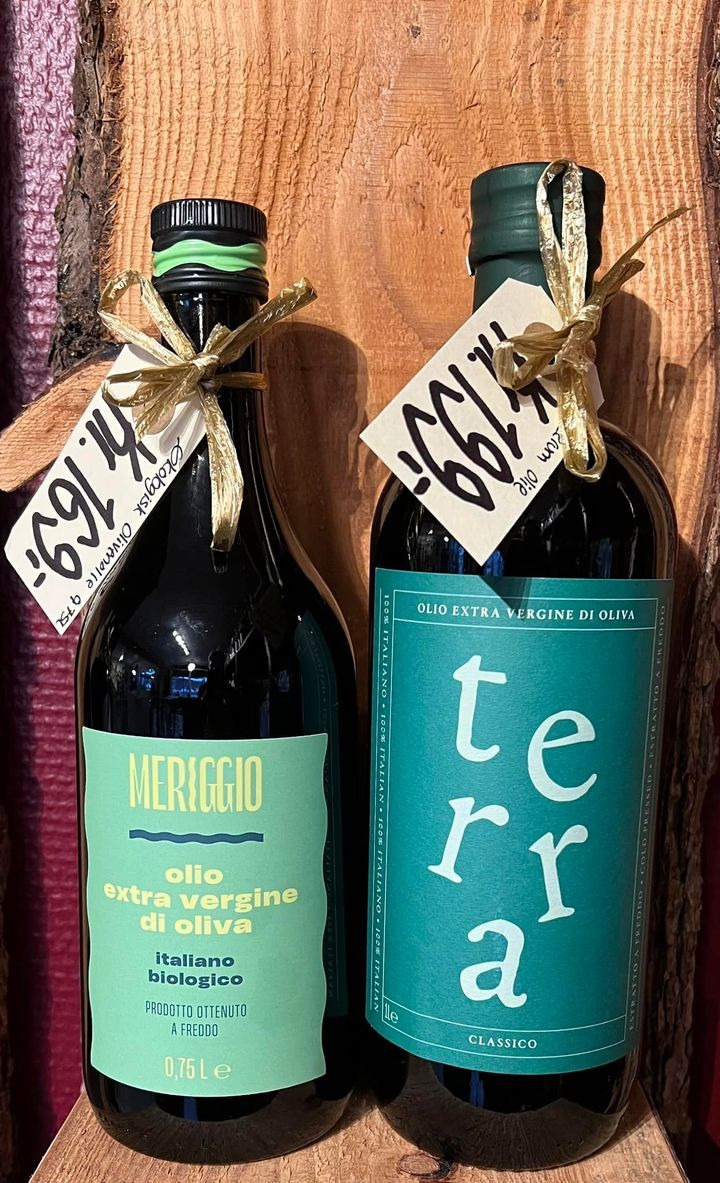 Den gode vino præsenterer egenimporteret økologisk olivenolie fra Italien