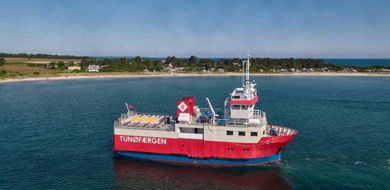 Tunøfærgen udvider med en morgen- og aftensejlads