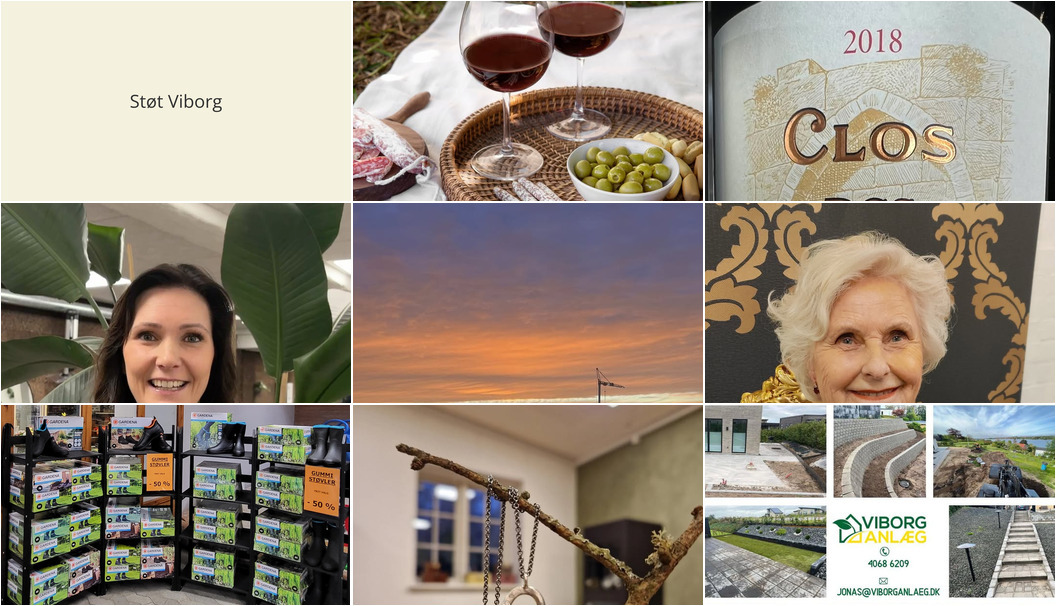 Nyt fra Jørgen Laursen A/S, Den gode vino, B. G. MONTAGE ApS og 6 andre