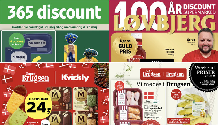 Coop smør til kun 6 kr. og Magnum is til 24 kr. hos dine lokale dagligvarebutikker
