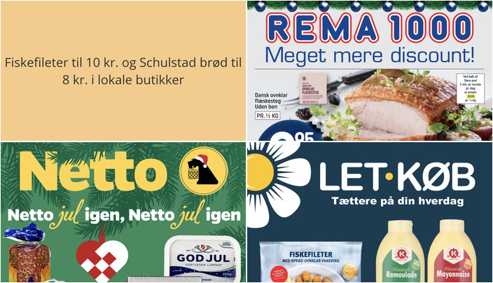 Fiskefileter til 10 kr. og Schulstad brød til 8 kr. i lokale butikker