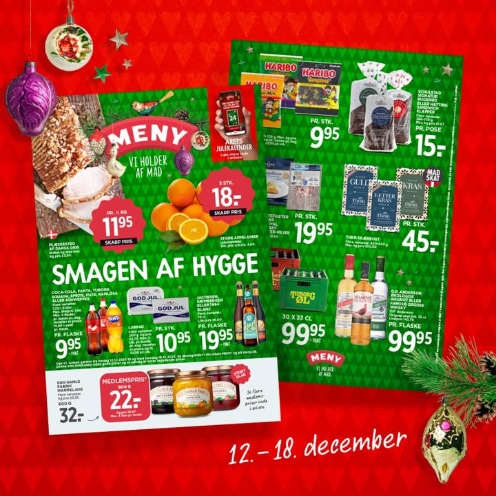 Meny Klarup tilbyder julehygge med gode smagsoplevelser til skarpe priser