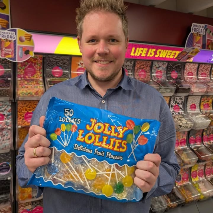 SuperBrugsen Hammerum tilbyder slikkepinde til halloween-pris